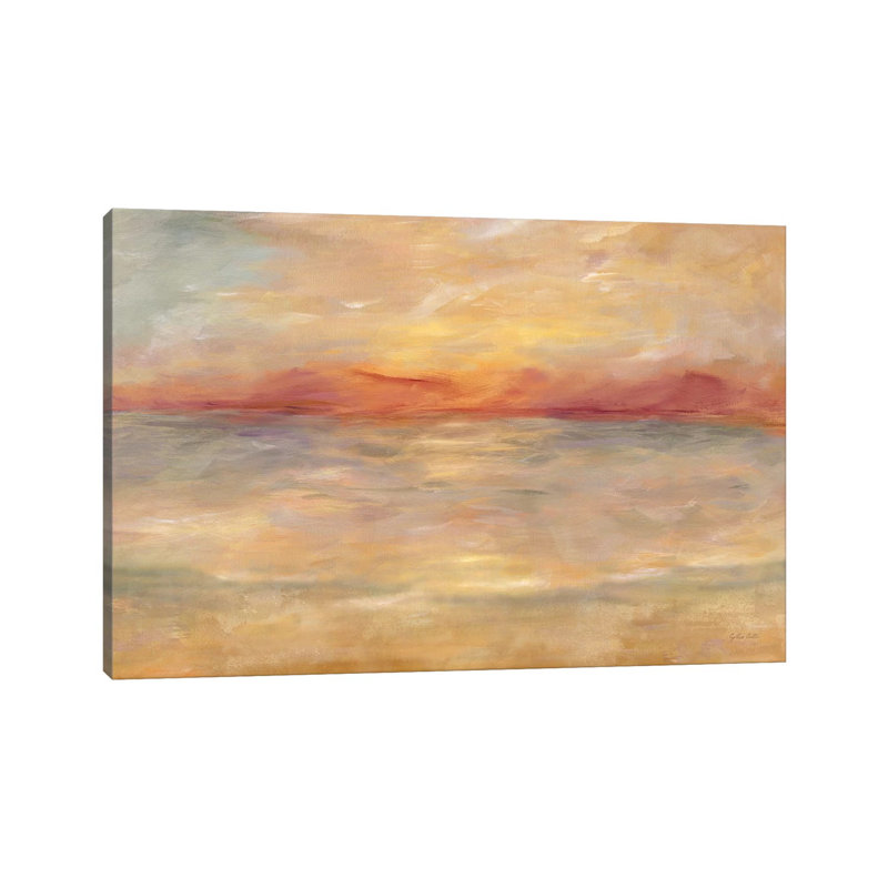 Sunrise Reflections Landscape by Cynthia Coulter - Wrapped Canvas Painting, 20.32 cm H x 30.48 cm W