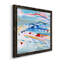 Rosé et bleu - Peinture sur toile encadrée-2065951690-2065709800