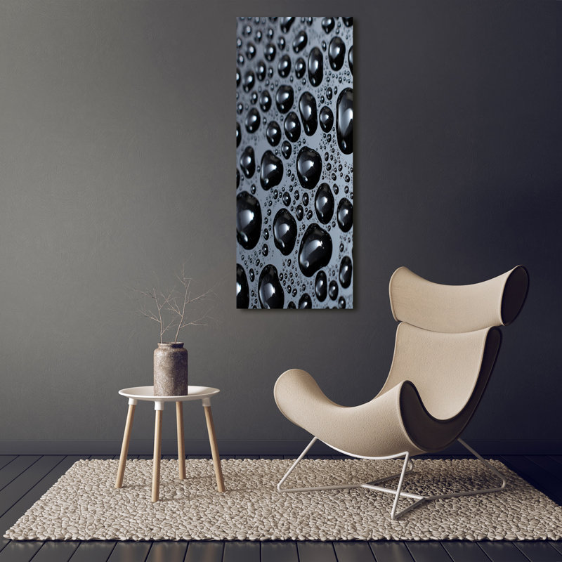 Drops Of Water - Wrapped Canvas Print