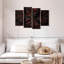 Avery abstrait noir et rouge-106051220