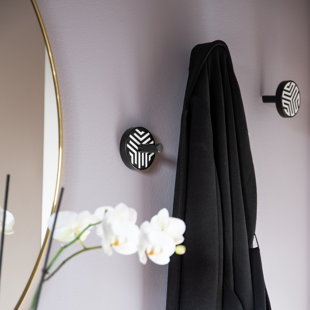 Inverso Solid Wood Wall Wall Hook (Set of 2)