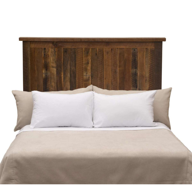Reclaimed Barnwood Panel Headboard, King