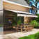 Outsunny 350cm W x 290cm D Polyester Cover Motorised Retractable Sunshade Awning