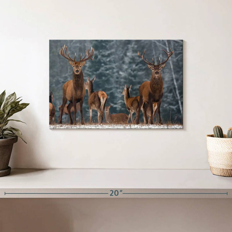 Brampt Deer Season, 8" H x 12" W