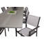 Jayesh 8 - Person Acacia Patio Dining Set with Extendable Rectangular Table-703619750