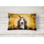  Coussin intérieur / extérieur Halloween Basset Hound