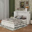 Samih Murphy Bed Cabinet with Outlets with Drawer-994638512-994638527