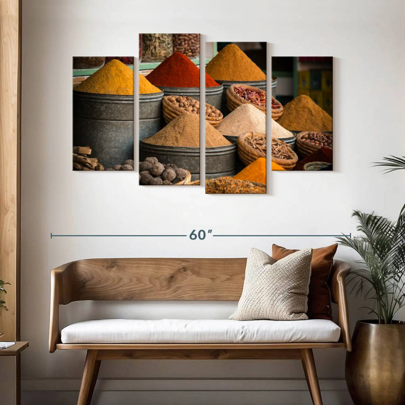 Yarlin Moroccan Souk Spices, 32" H x 52" W