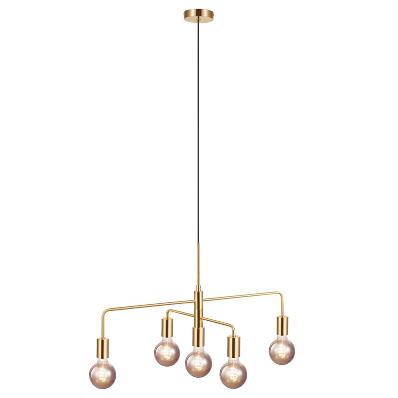 Gloom 5 - Light Bulb Pendant, Brass
