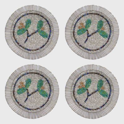 Mistletoe coasters