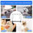 32'' H x 54'' W x Metal Adjustable and Foldable Dog Table Accessory