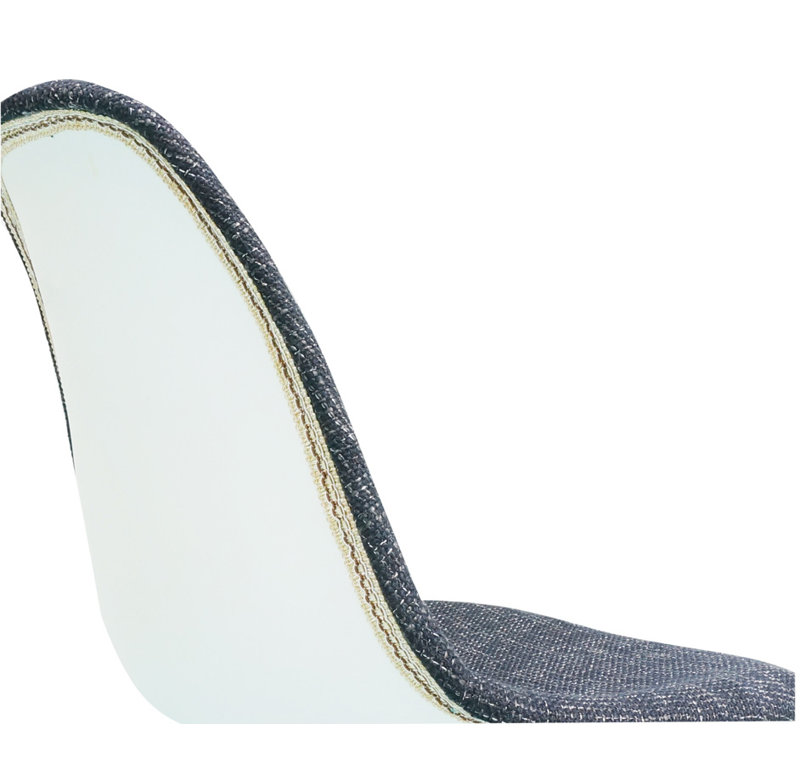 Chaise d'appoint de 46,99 cm de largeur, Noir