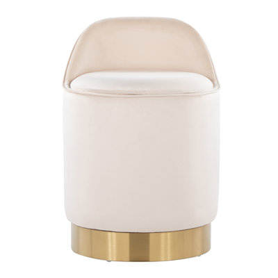 Tabouret de meuble-lavabo 18 po