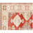 Rust & Beige Hand-Knotted Wool Area Rug – Handmade Traditional Geometric Medallion Design-391915671