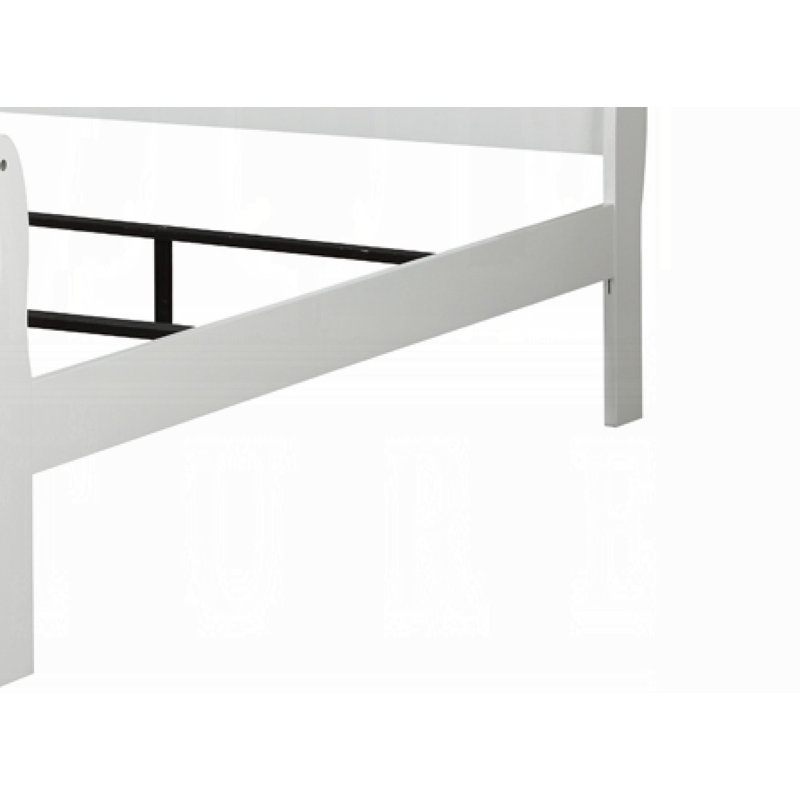 Barrières de lit Louis Philippe, Lit simple, Blanc