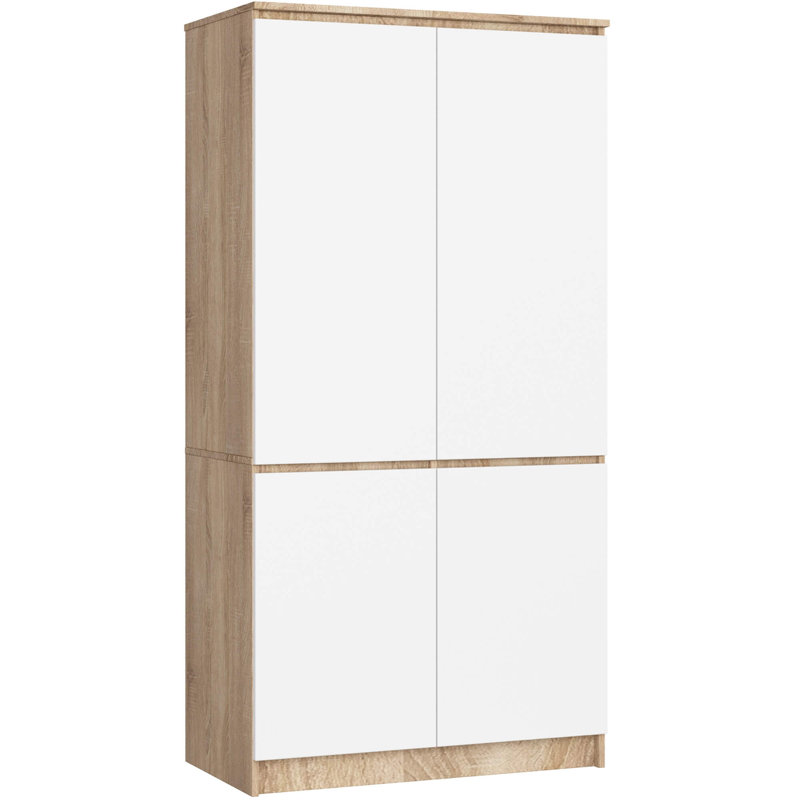Srirama 4 Door Manufactured Wood Wardrobe