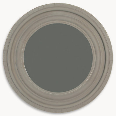 Algrange Wood Wall Mirror with Shelves