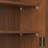 24.8" Vintage Wall Cabinet With Towel Rack For Bathroom