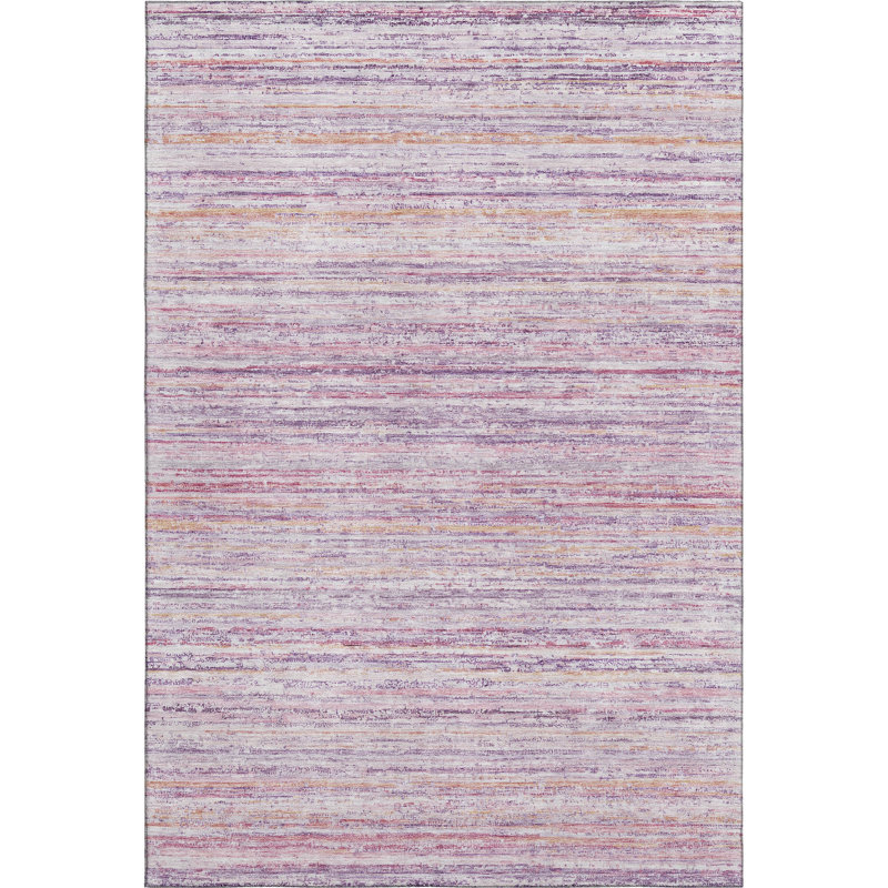 Premium Machine Washable Barry AMF1239 Stripes Rug, Rectangle 10' x 14'