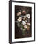 «Gentle Blooms on Dark Canvas No. 2» par Alex Black, impression sur bois encadrée-675646363-675646362