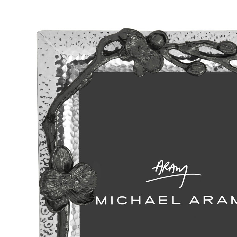 Black Orchid Picture Frame 4x6