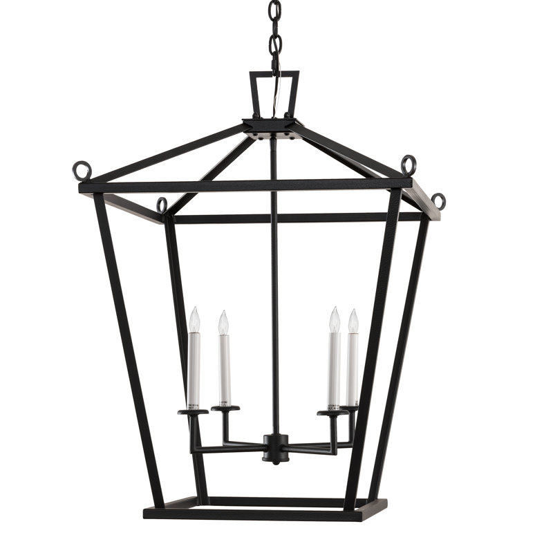 Luminaire suspendu rectangulaire à 4 lumières Kitzi