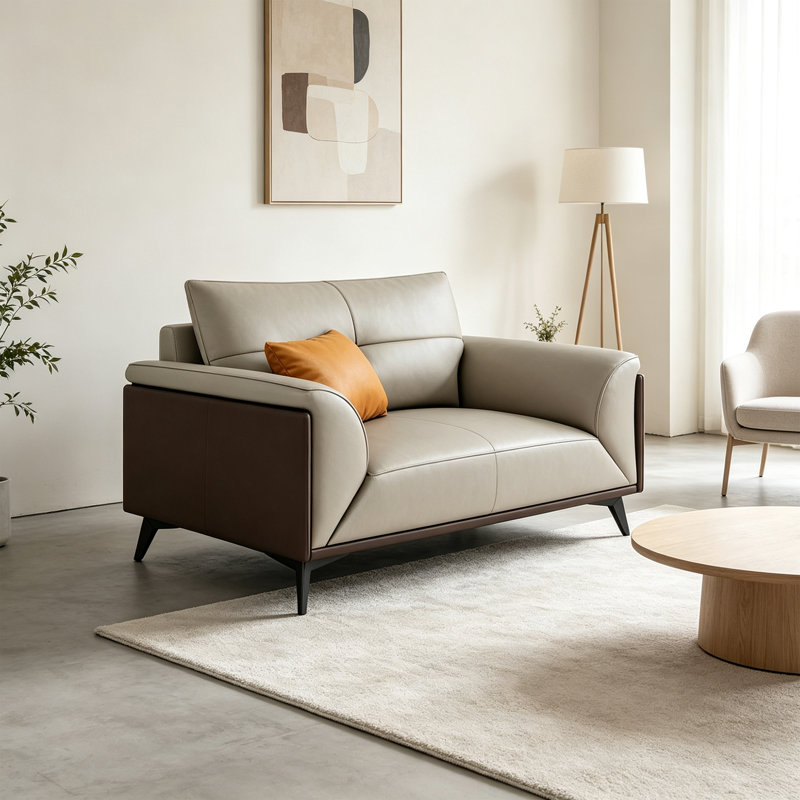 Modern style business leather sofa.