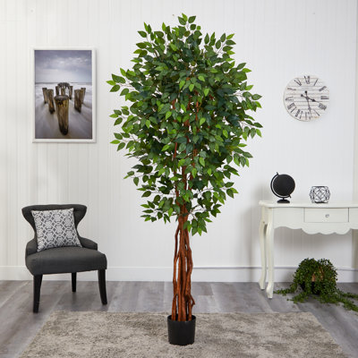 78'' Faux Ficus Tree in Pot Liner