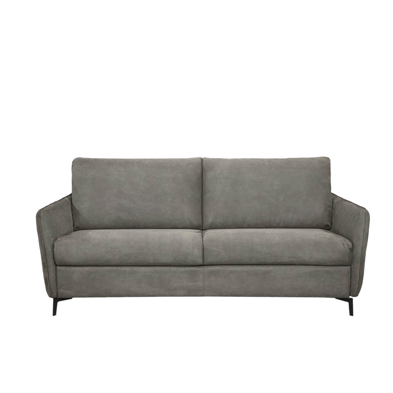 Monreal Upholstered 72.9'' Sleeper Sofa, Dark Gray Microfiber