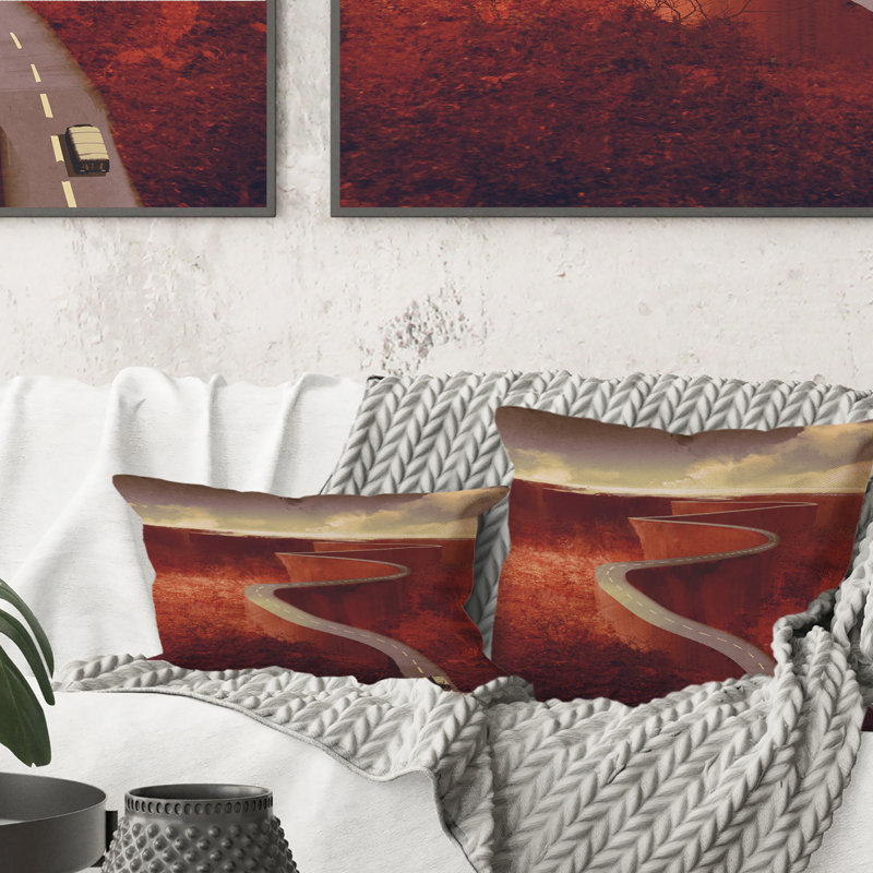 Coussin décoratif imprimé Scenic Drive