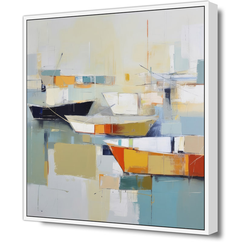 Harbor Mosaic 2, 47" H x 47" W, White
