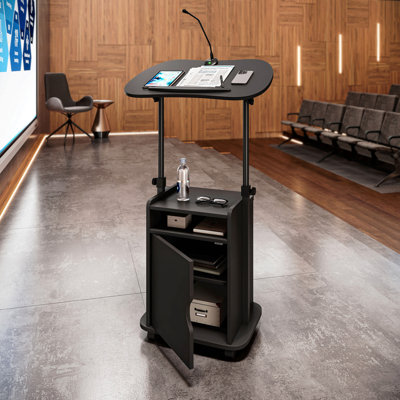 Chariot pour ordinateur portable avec rangement réglable Techni Mobile
