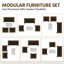 Colour Outdoor All Weather Wicker 4 - Person Seating Group with Cushions-1468705813-1468299419