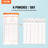 Time Cards 6 Columns Two-Sided Monthly Timesheets