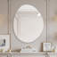 Miroir mural asymétrique pour salle de bain