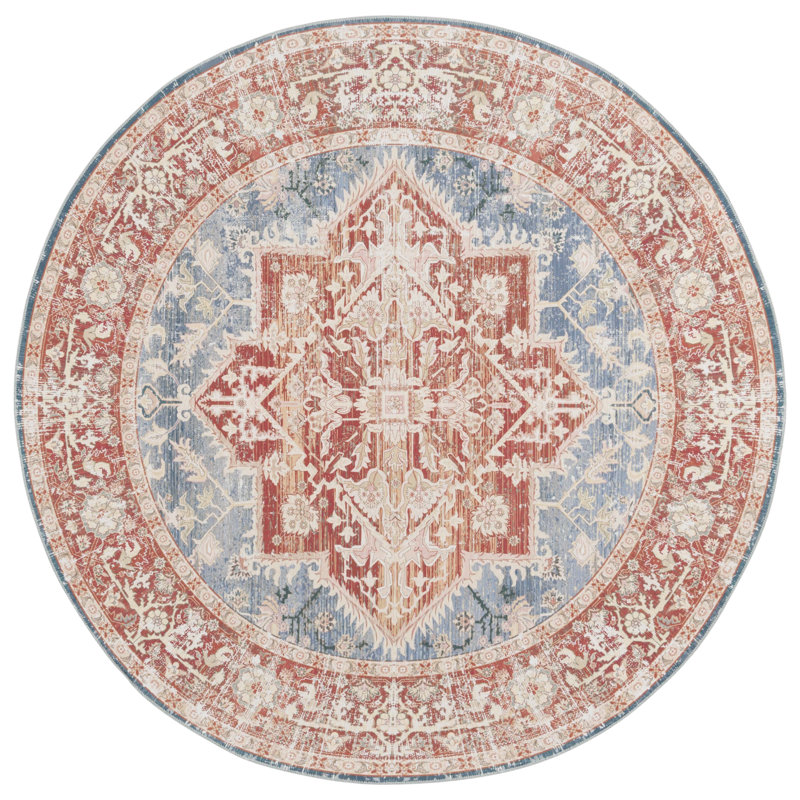 Renauta Performance Machine Washable Oriental Rug, Round 6'