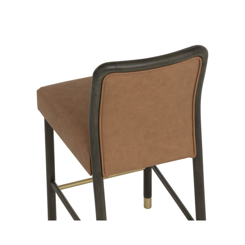Jeno Counter Stool -Milliken Cognac, Milliken Cognac
