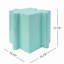 Ensemble de 3 tables de casse-tête artistiques, tables d'appoint modulaires MGO avec emboîtement (2 convexes et 1 concave), capacité de 200 lb pour l'intérieur et l'extérieur-132467487