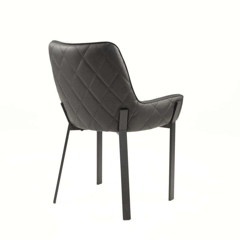 Heidi 49cm H Upholstered Armchair, Black