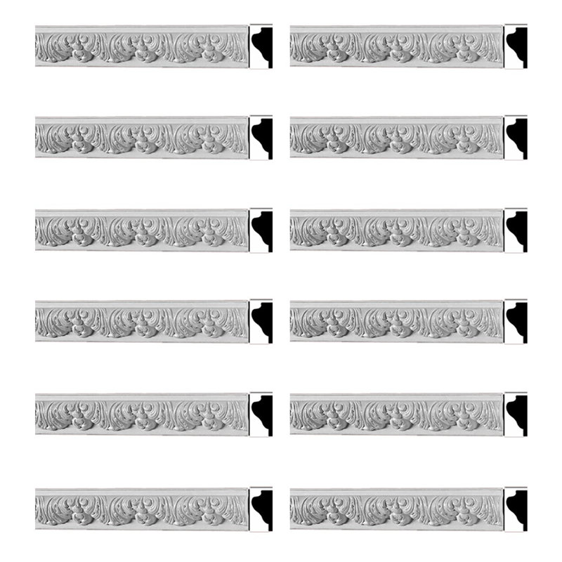 Moulure couronnée H 2 3/8 po x l 1/2 po x P 2 3/8 po