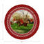 Sous-verres ronds en cuir vegan anglais-119015122