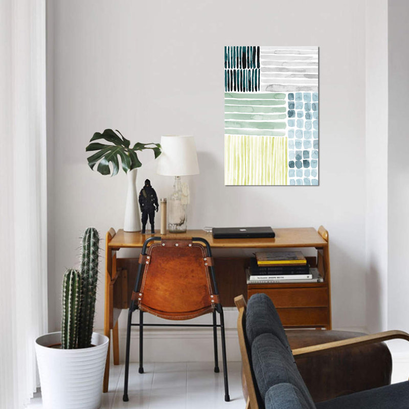 « satellite abstract i », impression sur toile, H 40 po x l 26 po x P 1,5 po, Toile tendue, Pas de tapis