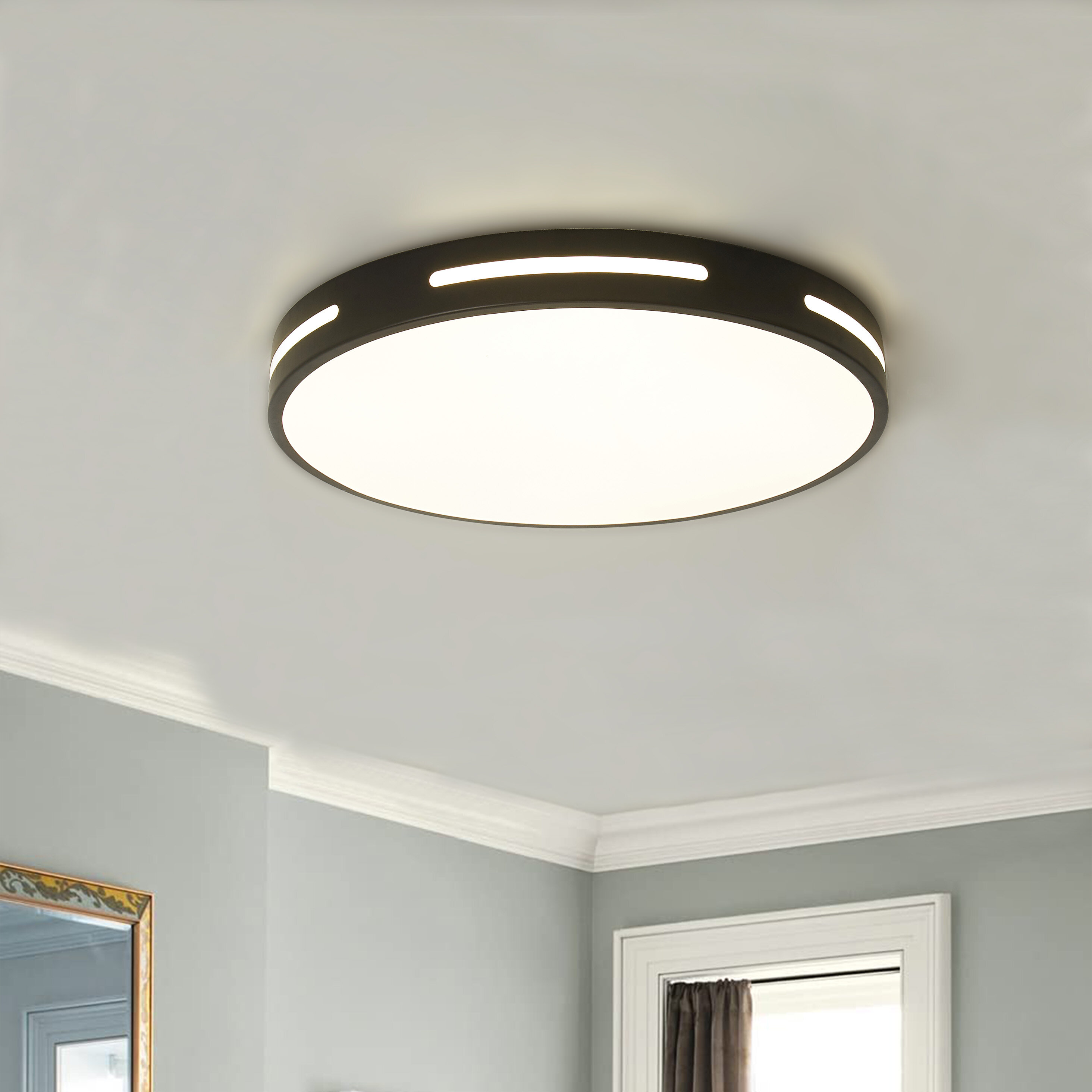 Wrought Studio Acrylic LED Flush Mount | Wayfair