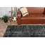 Grand tapis turc rétro noir pour le décor du salon offrant un accent unique à la maison sans codes numériques ni dimensions