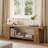 59-Inch Entryway Shoe Bench with Storage Shelf End of Bed Seat, Dining Bench for Kitchen, Living Room