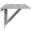Terraza Folding Wall Table 100x60x56 cm Engineered Wood-80920256