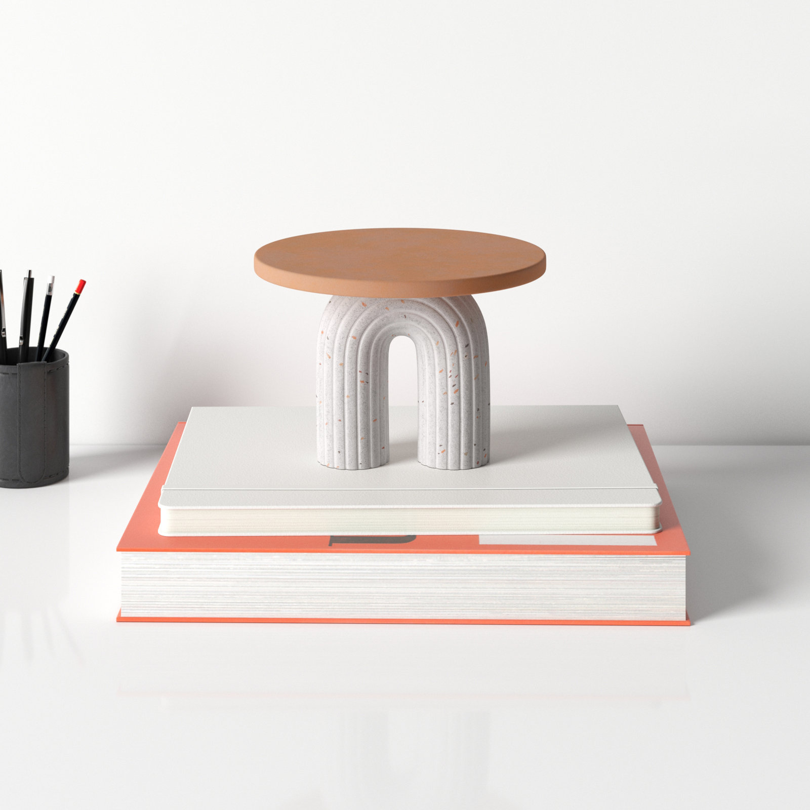Comberton Ceramic Sculpture, 5" H x 7" W x 7" D