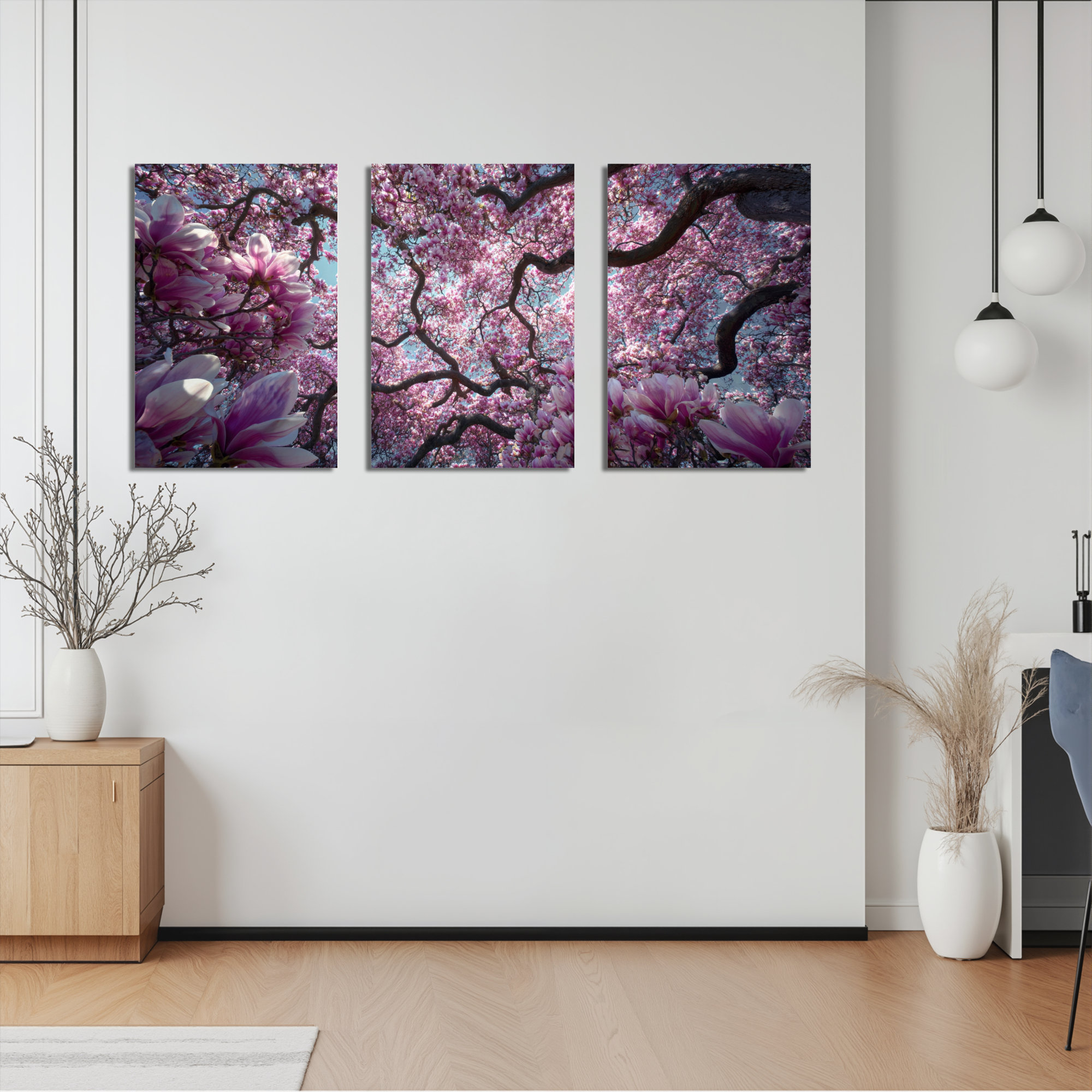 Winston Porter Magnolia Blossom Tree Canvas Wrapped Wall Art Oil ...