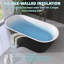Baignoire de trempage autoportante en acrylique 55 po-104907275