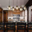 Camelot 5 - Light Matte Black Kitchen Island Pendant